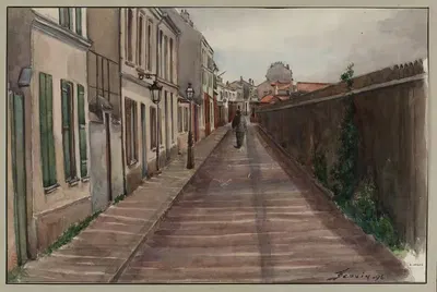 Бульвар Шовело (3-й участок) by Ф. Сеган, 1896 — digital art print download