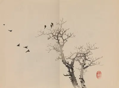 Keinen shūgajō Pl.67 by Имао Кейнин, 1906 — digital art print download