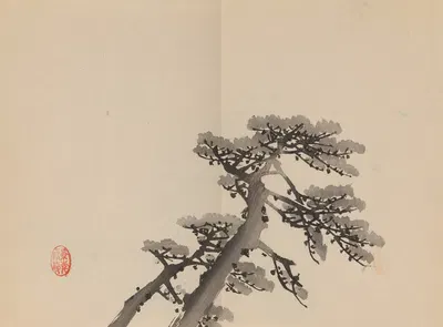 Keinen shūgajō Pl.68 by Имао Кейнин, 1906 — digital art print download