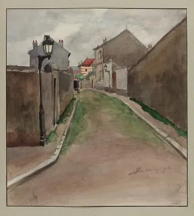 Улица Иварта, от улицы Аллерай до улицы Кантиньи, Вогирар by Ф. Сеган, 1896 — digital art print download