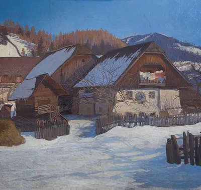 Фермерский дом by Фридрих Бек, 1914 — digital art print download