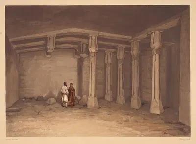 Бени-Хассан by Гектор Оро, 1841 — digital art print download