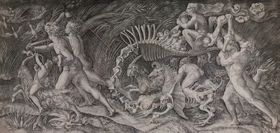 The Witches' Procession by Marcantonio Raimondi — digital art print download