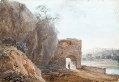 Пейзаж by Иоганн Кристиан Бранд, 1770-1800 — digital art print download