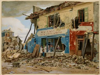 Утро после армии Версаля в мае 1871 года by Жюль Ришом, 1871 — digital art print download