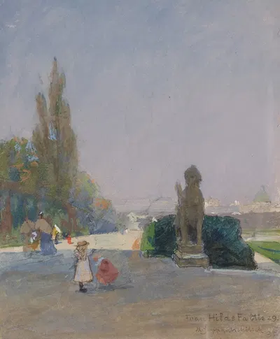 Вид с Верхнего Бельведера на Вену by Максимилиан Суппанчич, 1929 — digital art print download