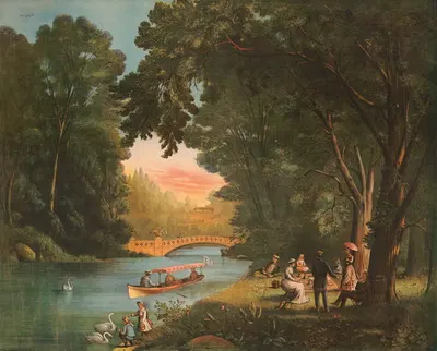 Central Park by Charles Brothers, 1882 — digital art print download