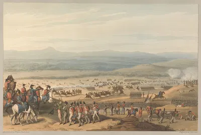 Battle of Fuontes d'Ouoro, 5th July 1811 by Charles Turner, 1811 — digital art print download