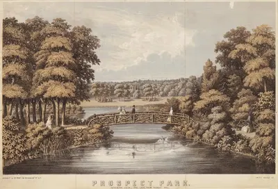 Проспект Парк by Фриц Майер, 1861 — digital art print download