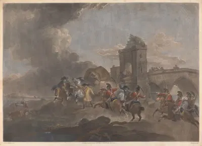 Smugglers Attacked by Peter Francis Bourgeois — digital art print download