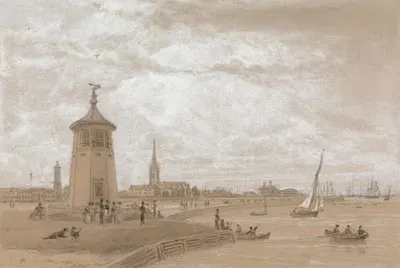 Harwich, Essex by William Daniell — digital art print download