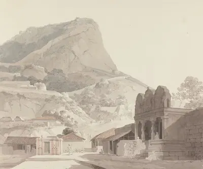 Sankrydroog, Madras by William Daniell, 1792 — digital art print download