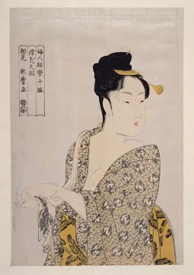 Уваки но со – Беззаботный тип by Китагава Утамаро, 1793-1804 — digital art print download