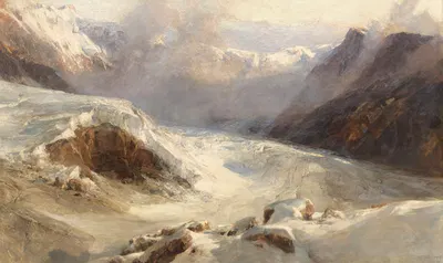 Gletscherplateau by Edward Theodore Compton, 1909 — digital art print download