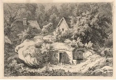 Подвалы by Эжен-Станислас-Александр Блери, 1850 — digital art print download
