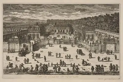 Veue du Trianon de Versailles by Gabriel Pérelle — digital art print download
