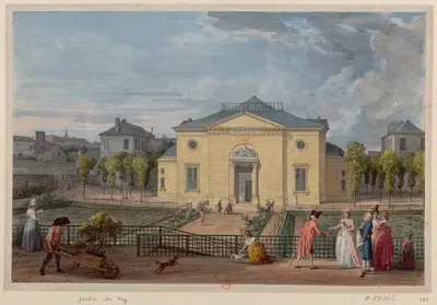 Amphithéâtre dans le Jardin du Roy by Jean-Baptiste Hilaire, 1794 — digital art print download