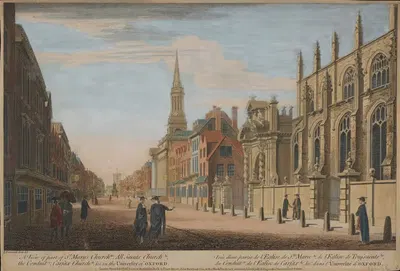 A View of part of St. Mary's Church by John Donowell, 1755 — digital art print download