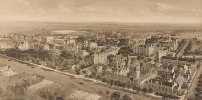 Princeton University by Richard Rummell, 1916-1920 — digital art print download