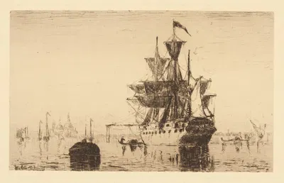 Венеция by Уолтер Франклин Лансил, 1877 — digital art print download