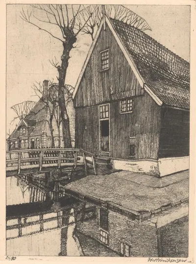 Bakery in Assendelft by Willem Jansen — digital art print download