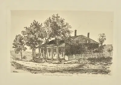 Семьдесят шесть каменных домов в Таппане by Уильям Генри Уоллес, 1890 — digital art print download