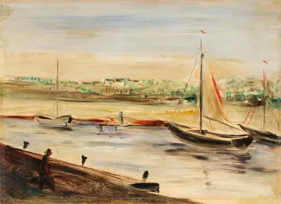 Парусные лодки by Альфред Партекель, 1922 — digital art print download