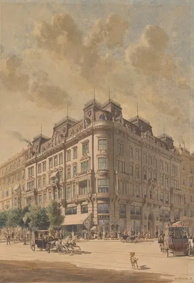 Оперное кафе by Август Стефан Кронштейн, 1887 — digital art print download
