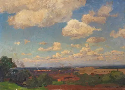 Летние облака by Фридрих Кальморген, 1900 — digital art print download