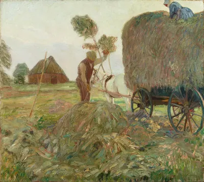 Heuernte by Fritz Mackensen, 1909 — digital art print download