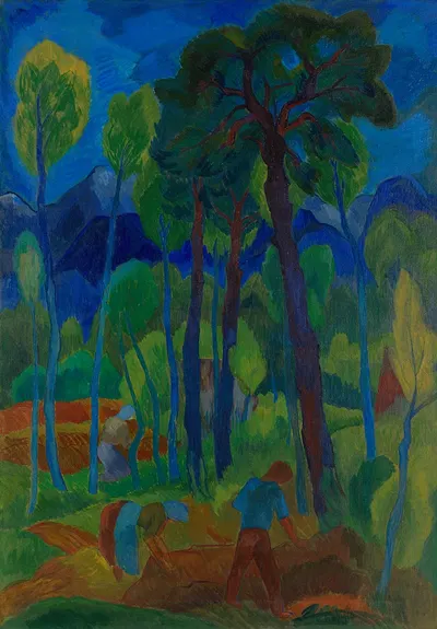 Мoorlandschaft by Фриц Шефлер, 1920 — digital art print download
