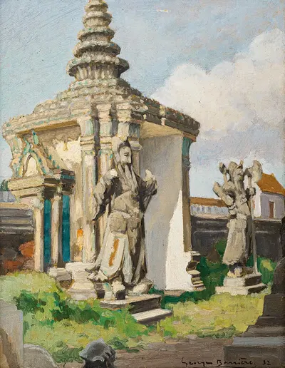 Ворота храма by Жорж Барьер, 1837 — digital art print download