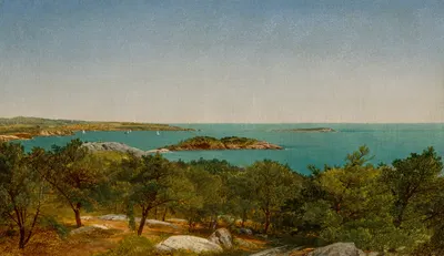 Contentment Island by John Frederick Kensett — digital art print download