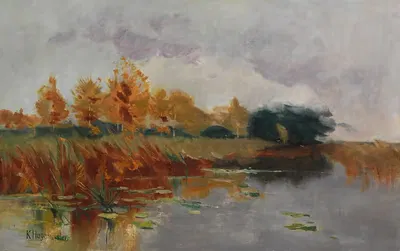 Маркская озерная местность у Швилловского озера by Карл Хагемейстер, 1893 — digital art print download