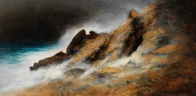 Штормовой морской залив by Карл Вильгельм Диффенбах, 1912 — digital art print download