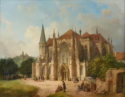 Вимпфен в Тале by Михаэль Нехер, 1864 — digital art print download