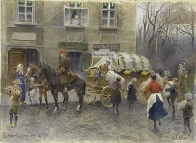 Сборный вагон, 1914-15 by Мориц Ледели, 1915 — digital art print download