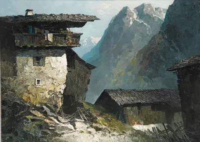 Бергхоф by Оскар Мулли, 1930 — digital art print download