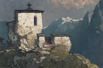 Горная капелла by Оскар Мулли, 1930 — digital art print download