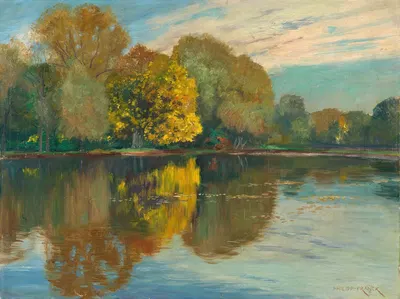 See im Grunewald by Philipp Franck, 1895 — digital art print download