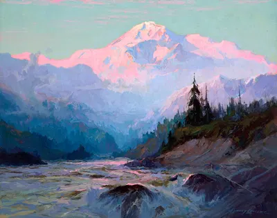 Mt. McKinley by Sydney Mortimer Laurence — digital art print download