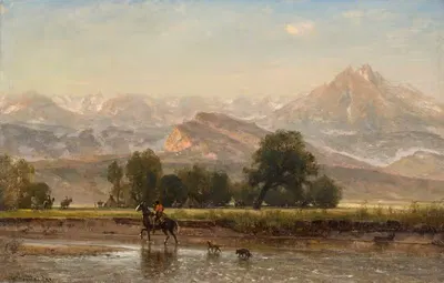 On the Platte River by Thomas Worthington Whittredge — digital art print download