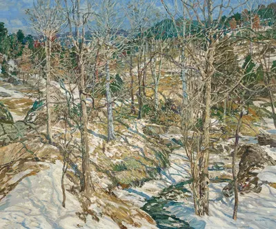 Берёзы (Ущелье) by Уолтер Элмер Шофилд, 1922 — digital art print download