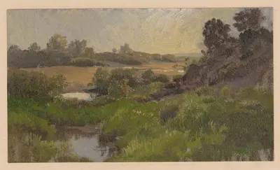 Водный пейзаж рядом с Тшебницей by Адольф Дресслер, 1850-1881 — digital art print download