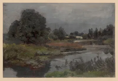 У Одерa by Адольф Дресслер, 1850-1881 — digital art print download