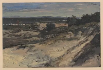 Дюны у Балтийского моря II by Адольф Дресслер, 1850-1881 — digital art print download