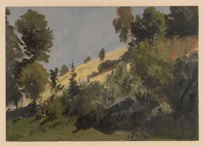 Горный склон рядом с Ксёнжем by Адольф Дресслер, 1850-1881 — digital art print download