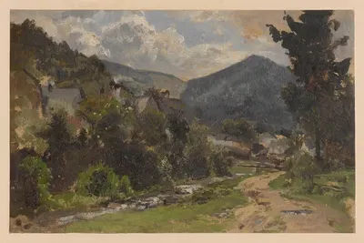 Дорога в Златых Горах by Адольф Дресслер, 1850-1881 — digital art print download