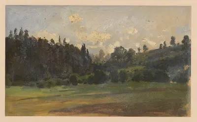 Вид на край леса в Кшонже by Адольф Дресслер, 1850-1881 — digital art print download