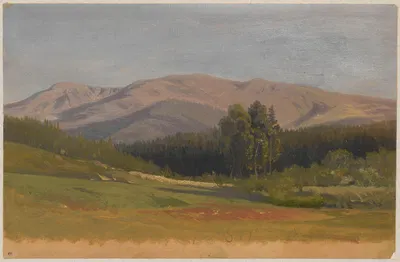 Mountain landscape by Arthur Blaschnik, 1859 - 1879 — digital art print download